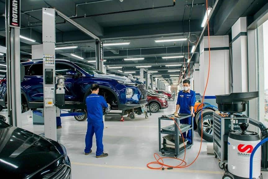 Xưởng dịch vụ tại Hyundai Gia Định 3S