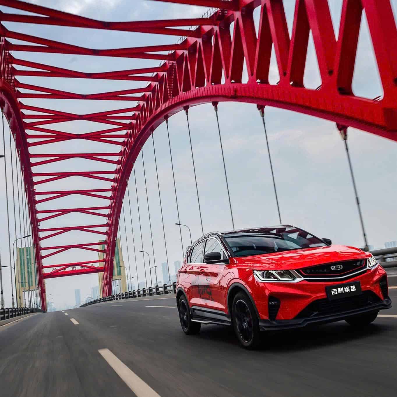 hình ảnh ngoại thất geely coolray