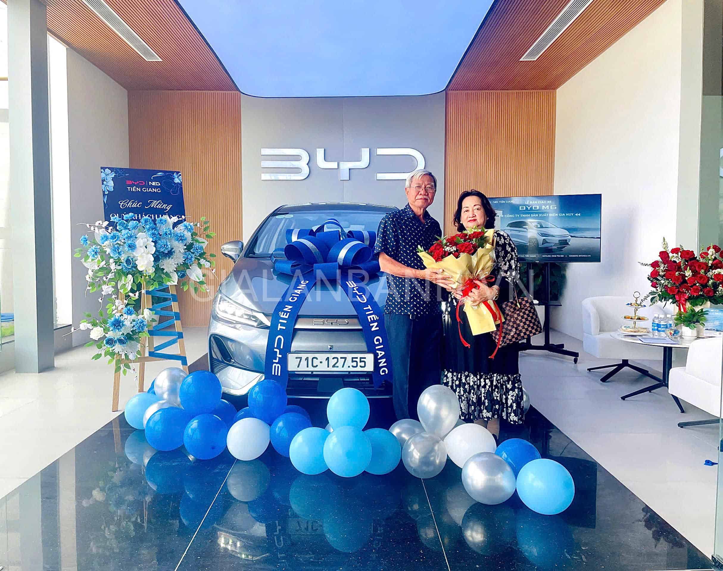 Khu vực bàn giao xe tại BYD Gia Định