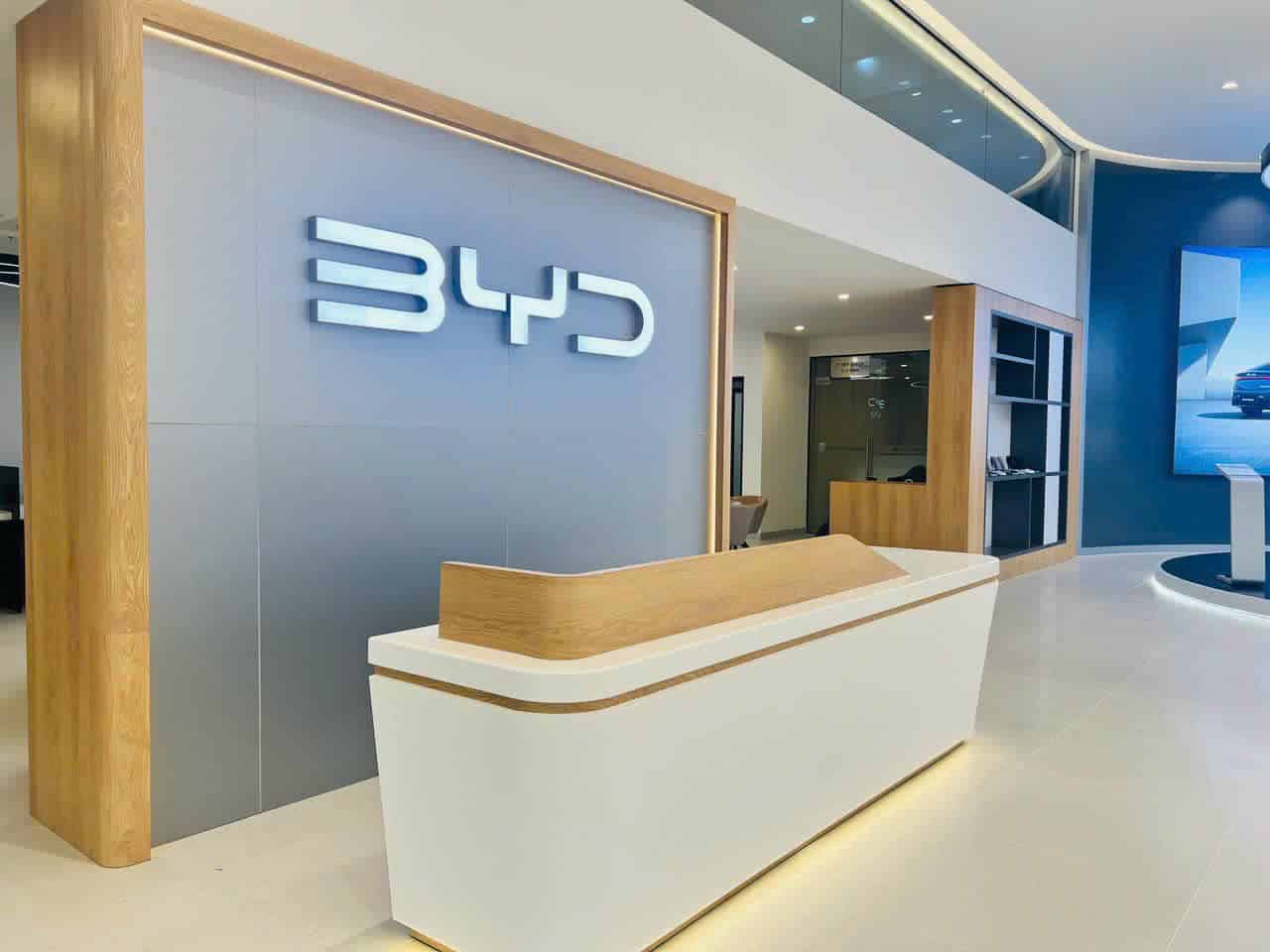 Khu vực lễ tân byd gia định