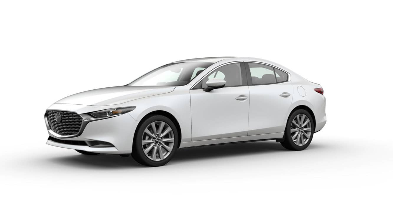 Mazda3 màu trắng - Snowflake White Pearl Mica