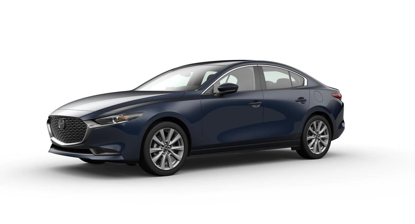 Mazda3 màu xanh - Deep Crystal Blue