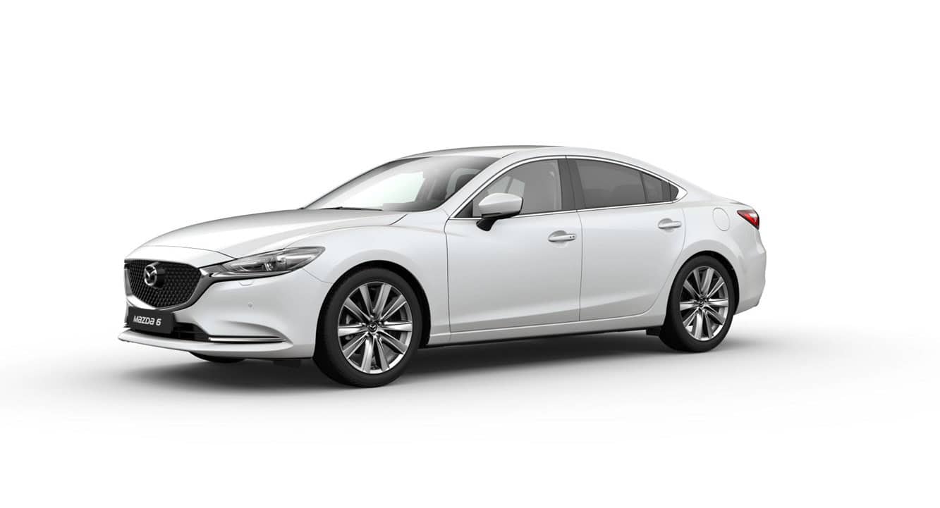 Mazda6 màu trắng Snowflake White Pearl Mica