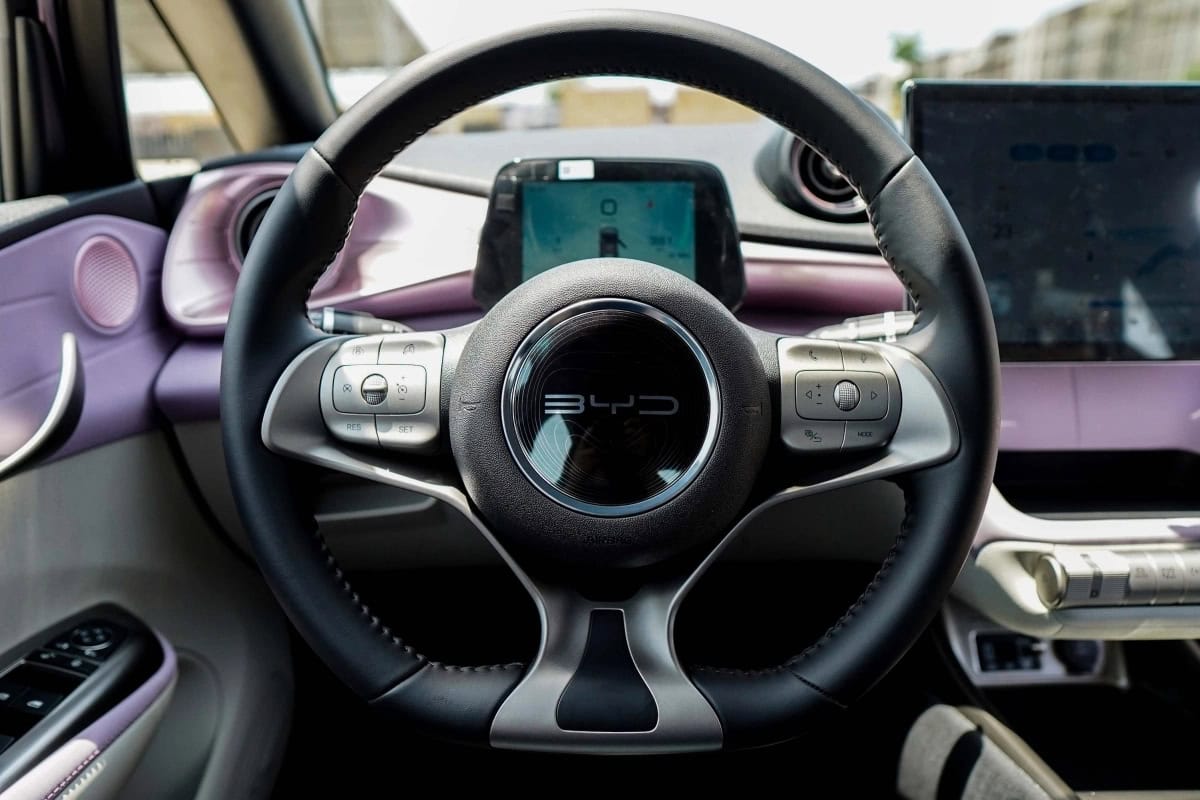 BYD Dolphin - Vô lăng bọc da