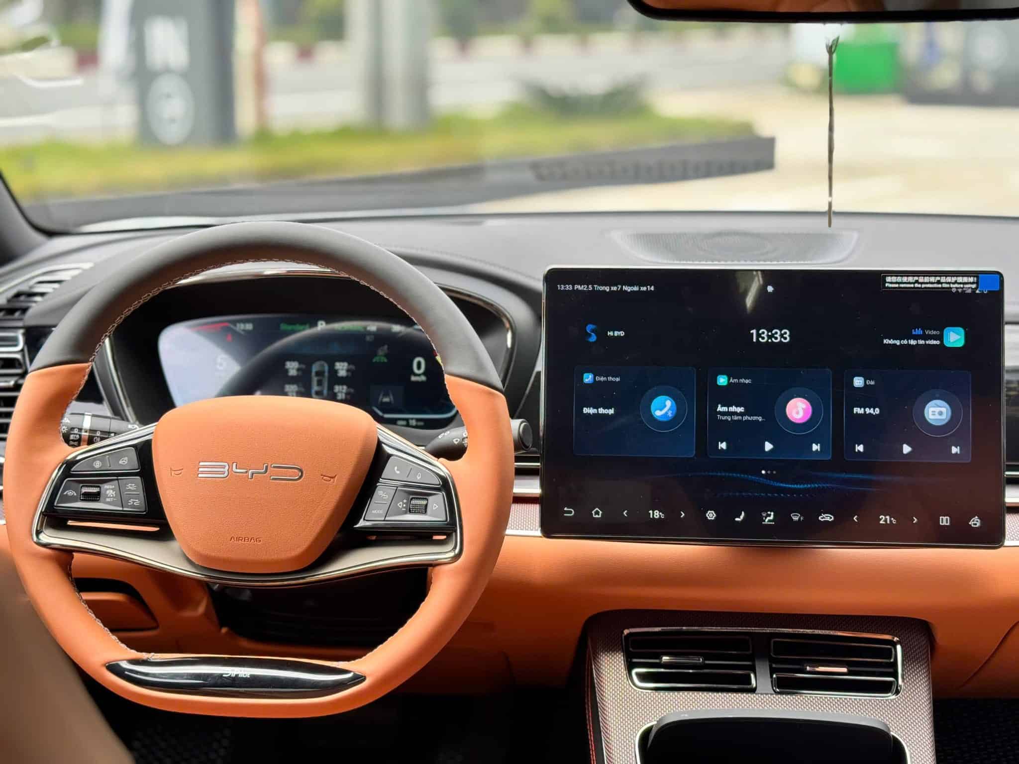 Vị trí ghế lái BYD Han