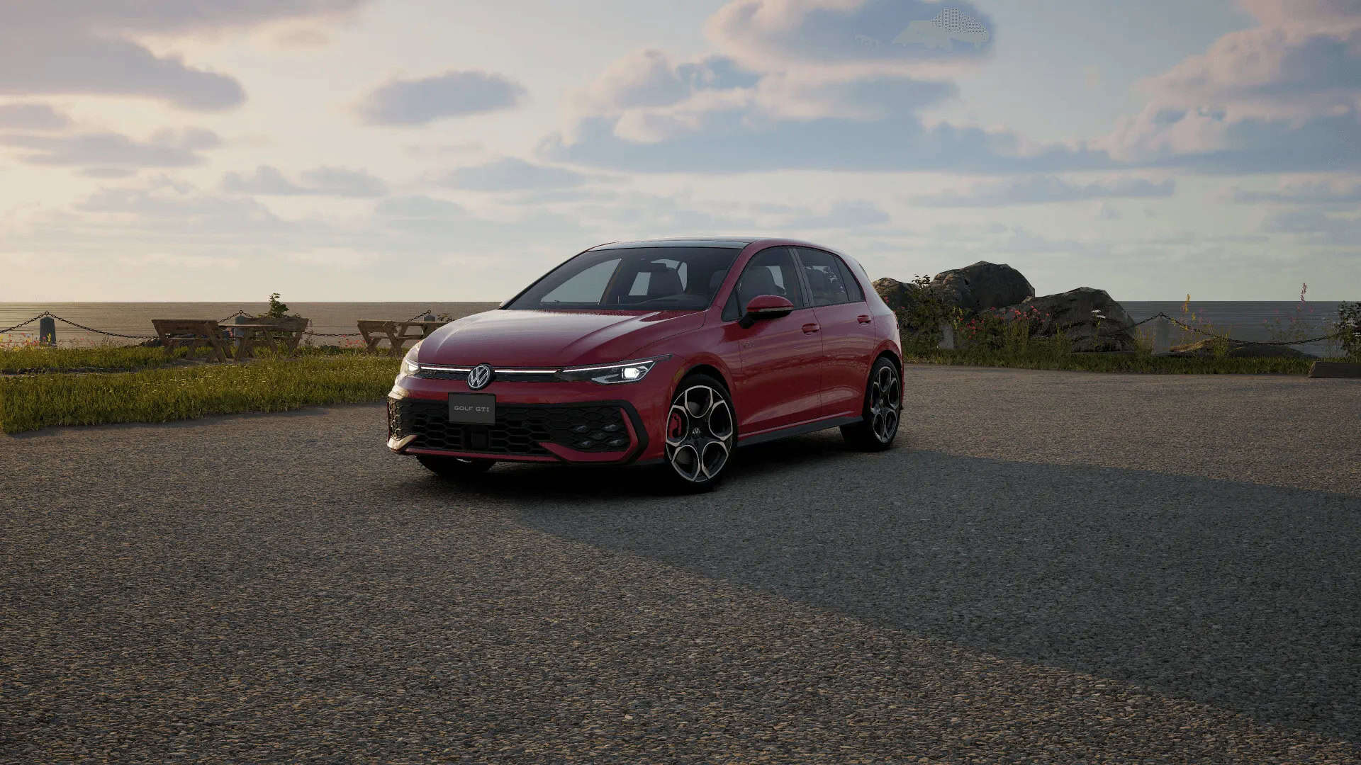 Volkswagen Golf GTI màu đỏ (Kings Red Metallic)